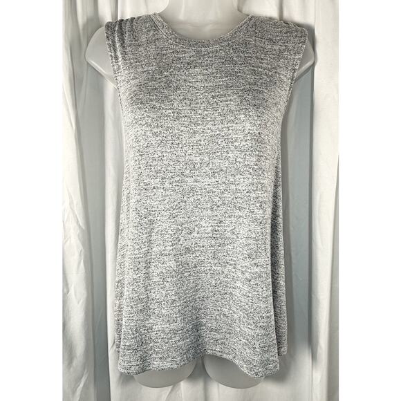 GAP Slub Swing Tank Top Gray S athleisure loungewear minimalist 88-29 - Picture 1 of 13